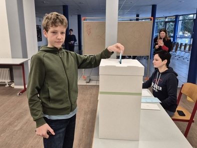 Juniorwahl am Einstein