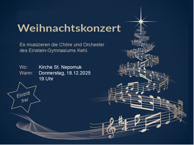 Einladung zum Weihnachtskonzert